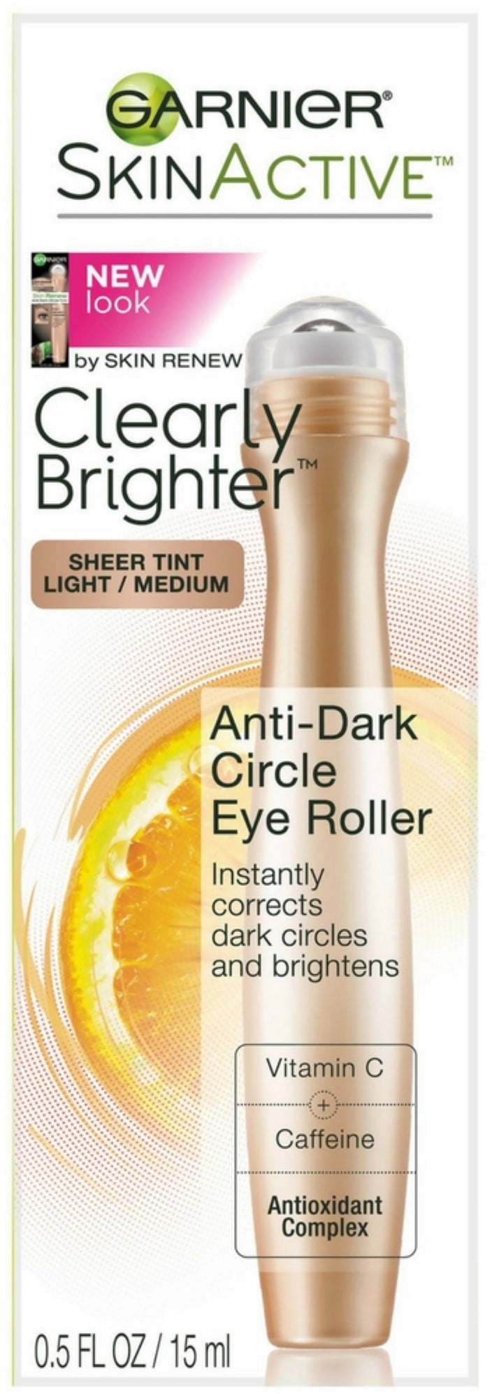 Viva Foto onsdag Garnier SkinActive Clearly Brighter Sheer Tinted Eye Roller, Light/Medium  0.5 oz - Walmart.com