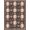 Pink Black, Pattern 14, variant on Design&I 8'x10' Washable Area Rug Snag-Free Coquette Vintage Rosette Border Ribbon Lattice Delicate Pink Flowing Dynamic for Dining Room, Large Office, Lounge