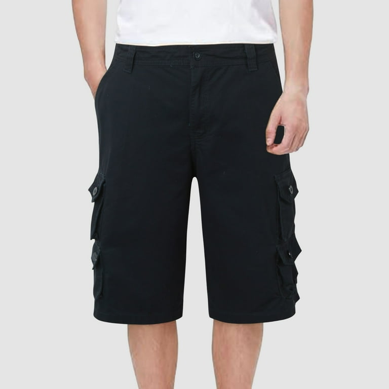 Mens Cargo Shorts Inch Inseam Big and Tall Athletic Shorts