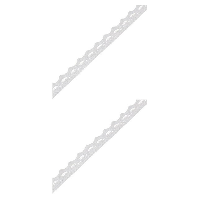 ZheElen 1 Roll Lace Craft Ribbon Stylish DIY Craft Sewing Accessory Lace Trim Type3 2Set