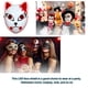 thumbnail image 4 of Moyic Demon Slayer Tanjirou Máscara Sabito Mascarilla Anime Máscaras Makomo Cosplay Máscaras Disfraces de Halloween Máscaras LED Kits de decoración para fiestas Rojo con azul transparente Moyic HA007371-01, 4 of 6