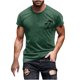 thumbnail image 1 of Camisas de Manga Larga para Hombres Casual Impreso Cuello Girado Abajo, Lado Dividido Botón Abajo Blusa para Al Aire Libre, Diario Y Primavera Verano, 1 of 5