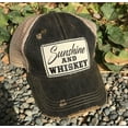 thumbnail image 2 of Sunshine and Whiskey Trucker Hats - Cute Baseball Caps for Men and Women with Funny Sayings, 2 of 2