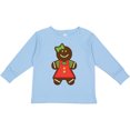 thumbnail image 3 of Inktastic Gingerbread Girl Christmas Boys or Girls Long Sleeve Toddler T-Shirt, 3 of 5
