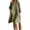 Green, variant on Bbyeadc Summer Linen Dresses for Women Crew Neck 3/4 Length Sleeve Midi Tunic Dresses A Line Loose Solid Color Swing Sundresses Daily Beach ,White (M)