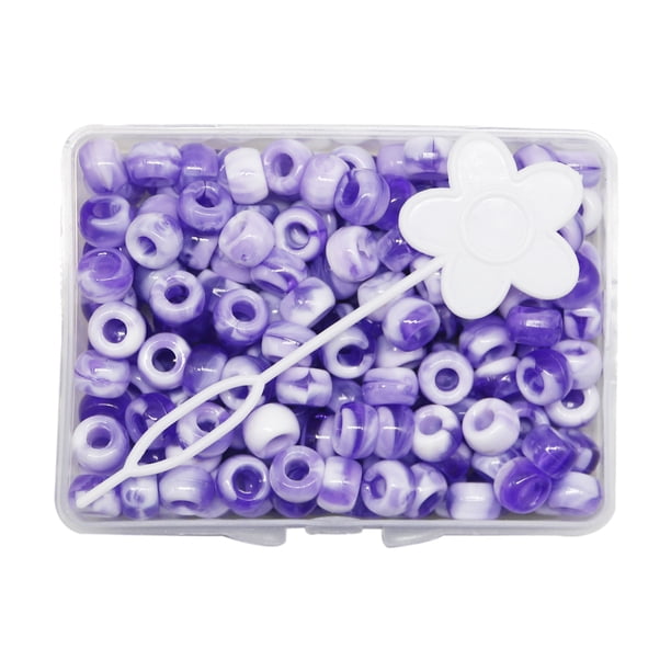 210Pcs Color Dreadlock Beads Puños Anillos de para el Púrpura Yuyangstore Cuentas de rastas
