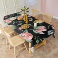 thumbnail image 4 of Pioneer Flower Floral Print Pattern Rectangle Tablecloth 60"x102",Waterproof Polyester Rectangle Table Cloth, Wipeable Spillproof Polyester Tablecloth for Dining, Camping, Indoor and Outdoor, 4 of 6