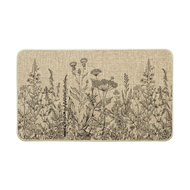 Felpudo Artoid Modo Floral 43x74 cm Antideslizante Interior y Exterior