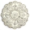thumbnail image 1 of Home Roots 321237 Small White Medallion Wall Decor, 1 of 4