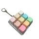 thumbnail image 2 of Mini teclado – Llavero portátil antiestrés con botones de colores, sensorial para la ansiedad, ideal para niños, adultos y viajes, 2 of 6