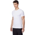thumbnail image 2 of 32 DEGREES Cool Mens 2 Pack Short Sleeve Crew Neck T Shirt (Large, White), 2 of 2