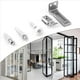 thumbnail image 5 of Juego de Herrajes para Puertas Plegables, 4 Paquetes de Herrajes para Puertas con Persianas, Contiene Pivotes Superior e Inferior, Soportes y Rueda GuíA, 5 of 5