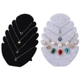 thumbnail image 3 of maskred Textured Suede Jewelry Organizer Shelf For Necklaces And Flame Shape Is Artistic. Is Suitable, 3 of 6