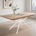 thumbnail image 3 of Metal Table Legs, Table Crossed-leg, Modern Table Legs For Glass, Marble, Or Wooden Tabletops, 3 of 16