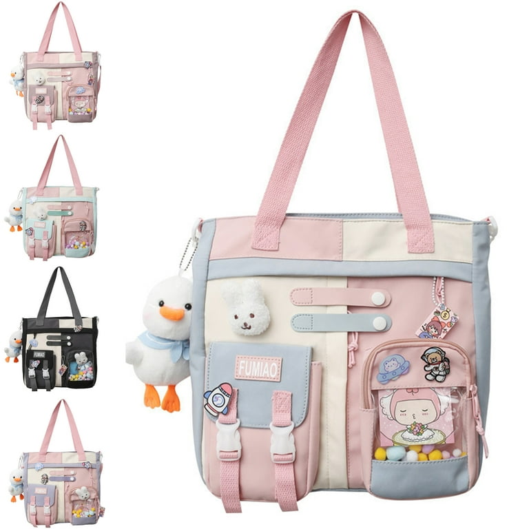 Kawai Sanrio Hello Kitty Messenger Bag Book Bag School Bag 