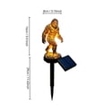 thumbnail image 2 of Solar Gorilla Garden Light, LED Animal Statue Lamp, Decorative Outdoor Yard Lighting for Patio, Lawn, Pathway and Garden, 2 of 7