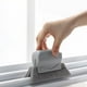 thumbnail image 1 of Cepillo de limpieza de ranuras para ventanas, esquinas, huecos, herramienta de limpieza doméstica (gris) Sywqhk Libre de BPA, 1 of 7