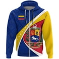 thumbnail image 4 of Nueva moda, sudaderas con capucha con cremallera y estampado de la bandera de Venezuela, ropa deportiva informal, suéteres holgados para gimnasio, sudadera nacional venezolana, 4 of 5