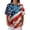 #02 Sky Blue, variant on 250 Years Of Freedom T-Shirts for Women 1776-2026 Stars and Stripes Print Button Down V-Neck Polo Shirts Freedom Regular Fit Soft Spring Daily Tees,S,#02 Watermelon Red