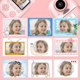 thumbnail image 4 of Cámara para niños, cámara instantánea 1080P, cámara para niños, impresión de fotos en blanco y negro, cámara digital para niños con tarjeta TF de 32 GB, rosa kaili Sencillez, 4 of 5