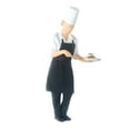 thumbnail image 1 of Les Figurines de Gens 1:64 Modèle de Figures de Chef Forme des Personnes Architecturales Chef Noir, 1 of 8
