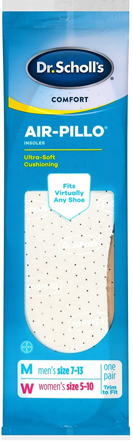 Scholls Comfort AirPillo Insoles M7-13/W5-10***$0 SHIPPING ON ADD'L ITEMS*** Dr 