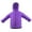 Purple, variant on Kids Waterproof Raincoat (Navy, 6X7)