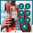 thumbnail image 3 of Bio Agave - 2000 Pack Individually Wrapped Biodegradable 8 1/4" Standard Straws Made From Agave Fibers | Plant Based Eco Friendly Products | Drinking Straws | Reusable Straws, 3 of 7
