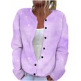 thumbnail image 2 of Puntoco Blusa Estampada De Moda Para Mujer, Blusa De Manga Larga, Sudadera Con Bolsillos Y Capucha, 2 of 5