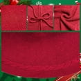 thumbnail image 6 of Red Knitted Christmas Tree Skirt,Tree Skirt Christmas Decorations,Seasonals Knitted Christmas Tree Skirt Christmas Decoration Tree Skirt Sleigh Christmas Tree Bottom Decoration Apron Gifts Oversize, 6 of 6