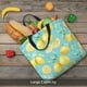 thumbnail image 5 of Easygdp Yellow Lemon Bolsa Tote para Mujer, Bolso de Hombro para Trabajo, Playa, Viajes, Compras y Supermercado, 5 of 7