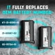 thumbnail image 4 of Batería Artisan Power MC9000-G/K 7.4V 2600mAh Li-ion, 4 of 6