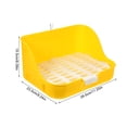 thumbnail image 4 of Caja de arena para conejos, inodoro para mascotas, entrenador de baño, caja de arena para animales pequeños, 4 of 6