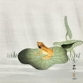 thumbnail image 3 of Koson, Ohara 20x20 Black Modern Framed Museum Art Print Titled - Frog on lotus leaf, 3 of 5