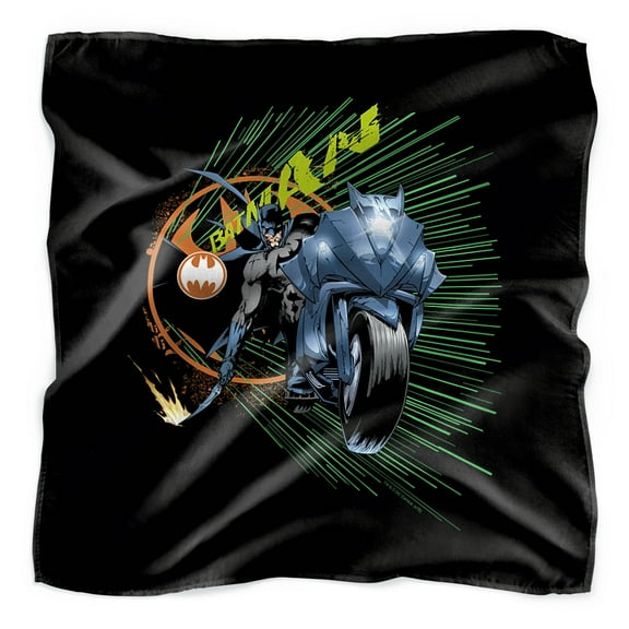 Batman Batcycle Bandana (21 in x 21 in)