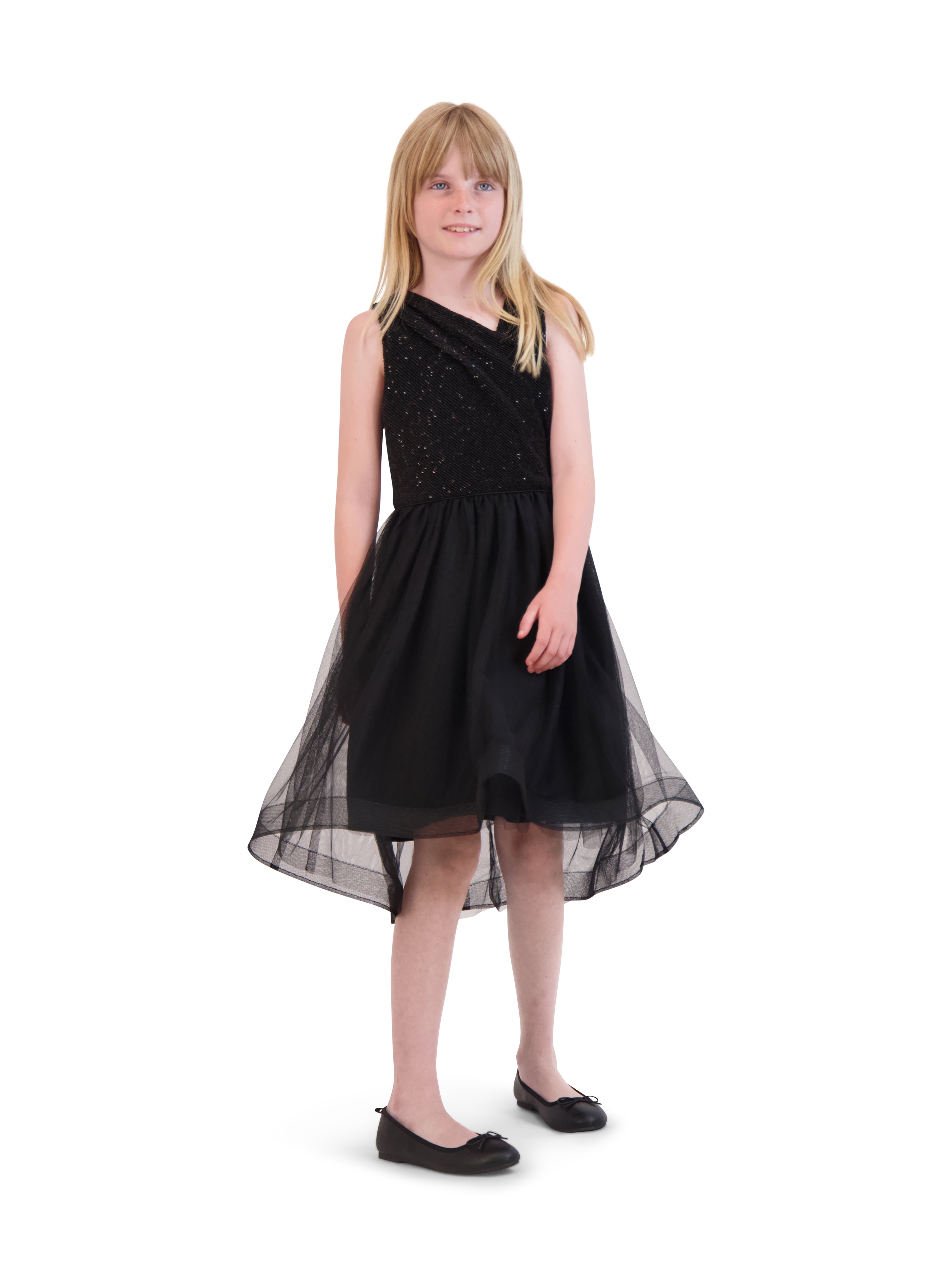 Kensie Girl Sequin Mesh Dress, Sizes 4-16