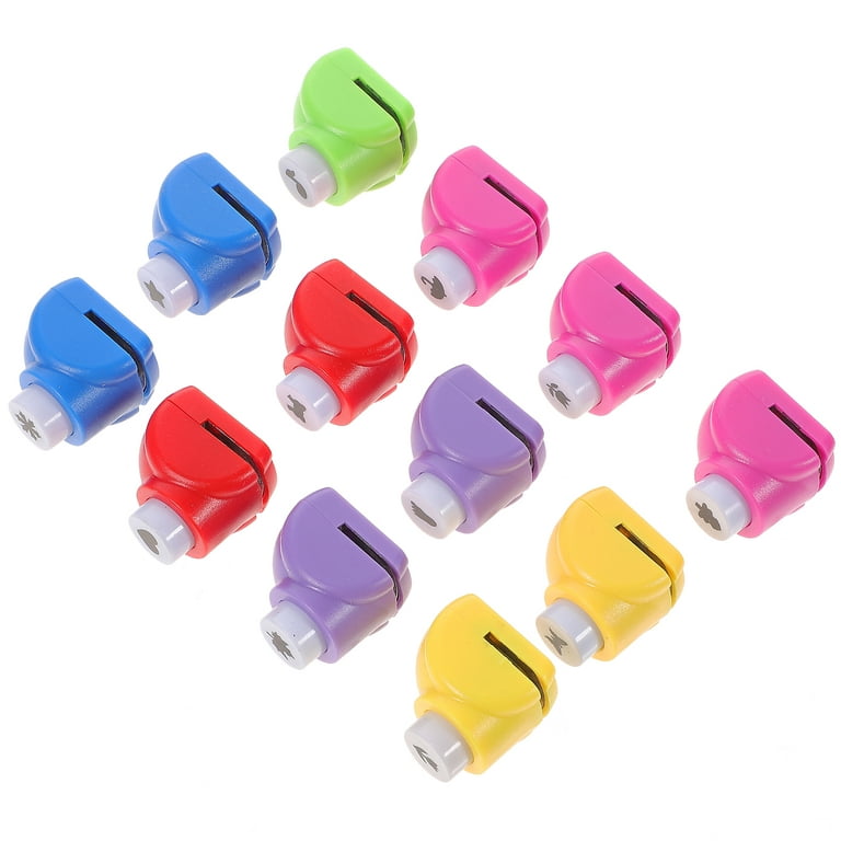 Frcolor 12pcs Paper Hole Punch for Crafts Scrapbooking Paper Puncher for  Kids Crafting DIY Projects