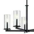 thumbnail image 6 of 43999BK Kichler Lighting Crosby - 5 light Medium Chandelier - with Contemporary Inspirations - 22.25 inches tall by 26.25 inches wide-Black Finish, 6 of 6