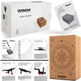 thumbnail image 5 of RDX Yoga Block Cork Set, Non-Slip High-Density Eva Foam, Easy Grip Surface for Stability Strength Training, Gym Training, D5 (22.5 x14.5x10.2CM), 5 of 9