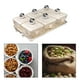 thumbnail image 3 of Bandeja para servir dividida, bandeja para frutos secos, cuencos desmontables para aperitivos con tapa para la cocina. 6 compartimentos, 3 of 9