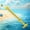 Yellow, variant on Rainbow Water Gun with Fan Spray, Manual Pump Action, Compact Size for Outdoor Summer Pool Backyard Beach Fun, Blue