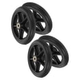 thumbnail image 1 of DEEPCRAFF 4 Pcs Roues avant de Fauteuil Roulant de Remplacement Caoutchouc Noir Conçues pour des Modèles de Fauteuil Roulant Polyvalents, 1 of 8