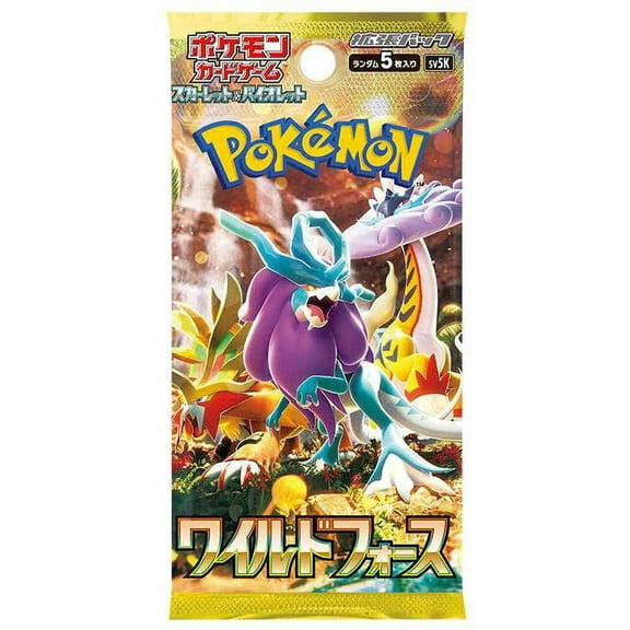 Pokemon Card Game Wild Force Booster Pack (Japanese) - 5 Cards