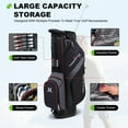 thumbnail image 2 of MAZEL 6-Way Golf Stand Bag for Men and Women, Lightweight Golf Bag with Stand,Dual Strap,Dust Cover, 2 of 6