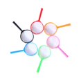 thumbnail image 3 of EeaseMX Lupas acrílicas de colores, 6 uds., gafas de aumento divertidas, fantásticas y delicadas, juguetes para niños con lentes de aumento experimentales (color aleatorio), 3 of 7