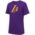 thumbnail image 2 of Unisex Stadium Essentials Purple Los Angeles Lakers Primary Logo T-Shirt, 2 of 3