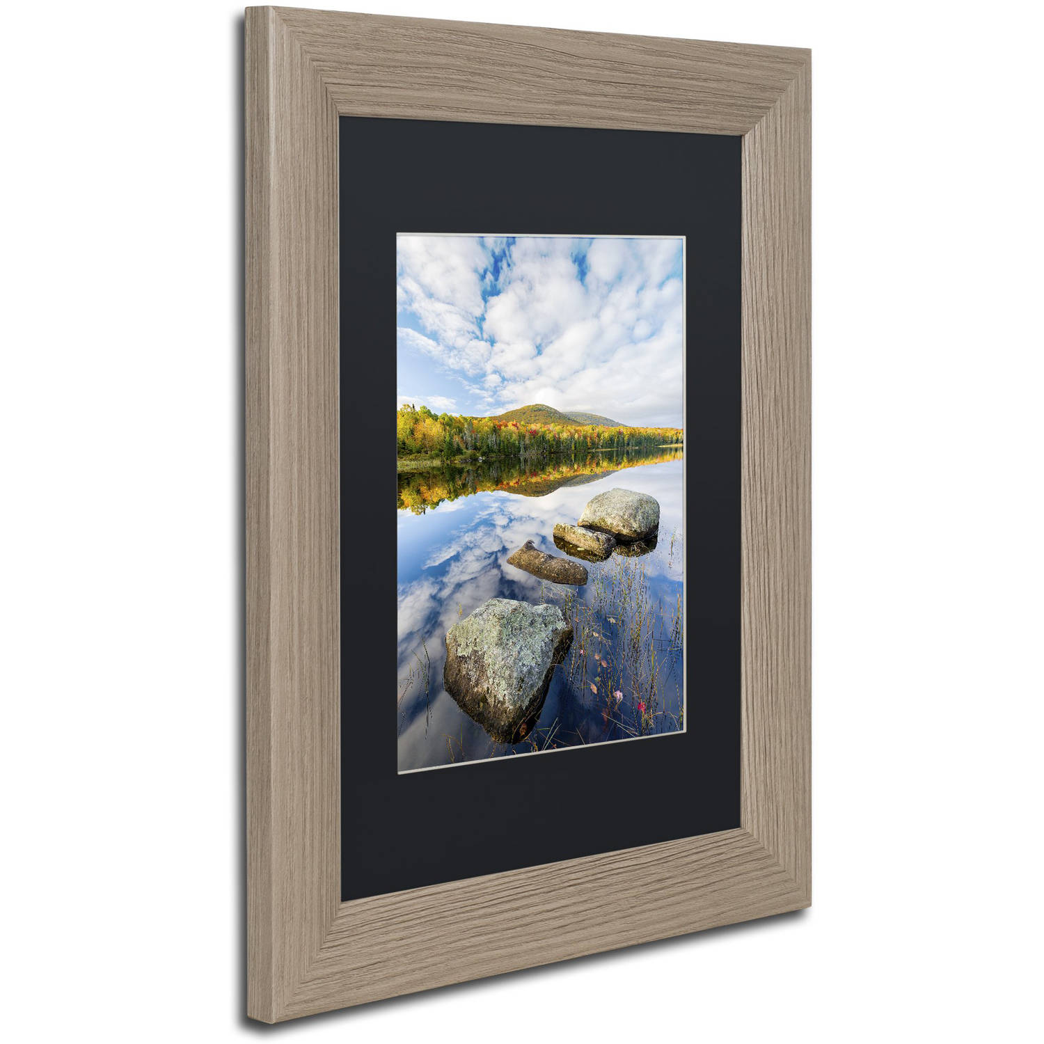 Trademark Fine Art "Hopscotch" Canvas Art by Michael Blanchette Photography Black Matte, Birch Frame