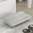 thumbnail image 5 of Furniture of America Chrisle Convertible Chenille Futon Sofa Bed, Light Gray, 5 of 5
