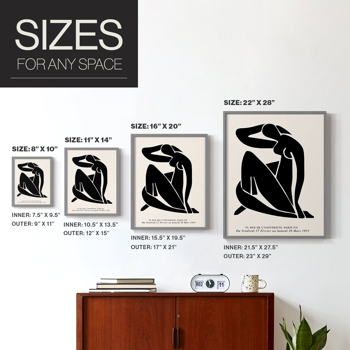 Matisse LVI Framed Print - Solid Wood