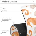 thumbnail image 4 of Yayeee Faucet Mat for Kitchen Sink 30" Diatomite Long Splash Guard Pad, Orange Seahorse, 2 Pack, 4 of 7
